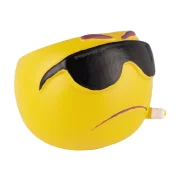 cendrier rond emoji lunettes de soleil