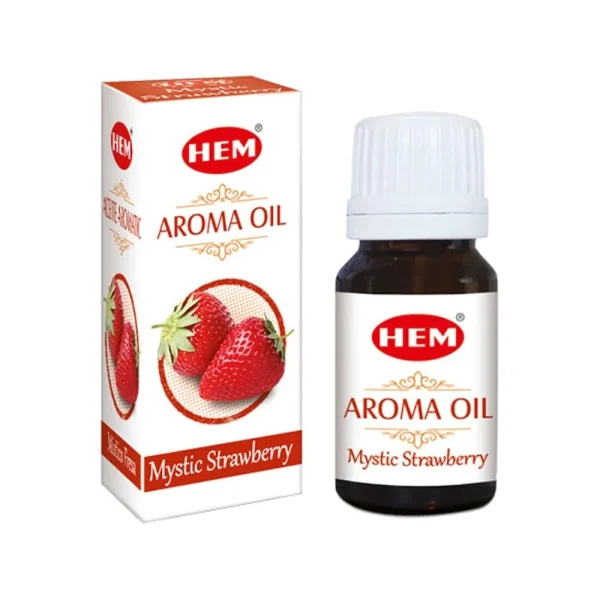 huile parfumée à la fraise HEM - 10 ml - Pour diffuseur