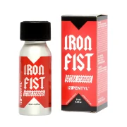 Poppers puissant iron fist rouge (ultra strong) - flacon aluminium 24 ml.