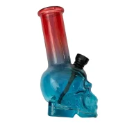 bang mini en verre au design original tête d e mort