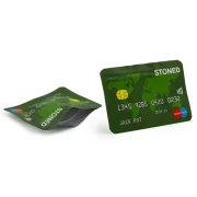 original credit card shaped weed bag