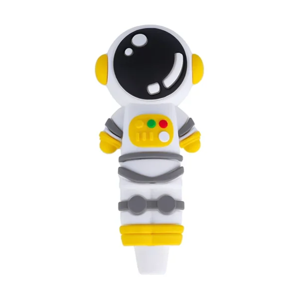 pipe silicone incassable design original astronaute jaune