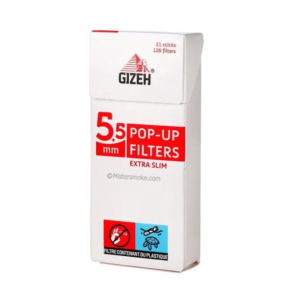 filtres cigarettes gizeh stick extra slim
