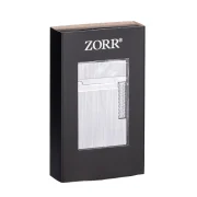 Beau briquet double flamme, tempete et classique - livré dans un étui coffret cadeau.