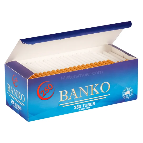 banko tubes cigarette boite de 250