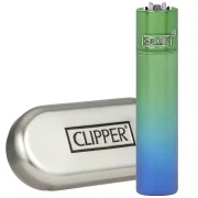 clipper metal couleurs vert bleu