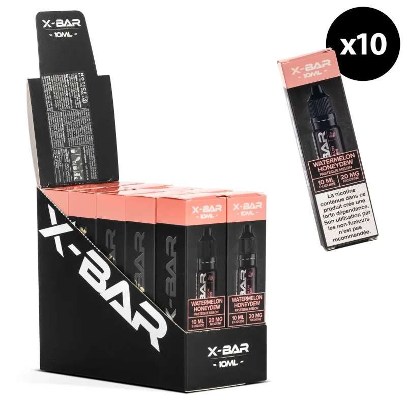 E liquide X-BAR - Boite de 10 flacons