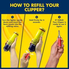 recharger briquet clipper étapes