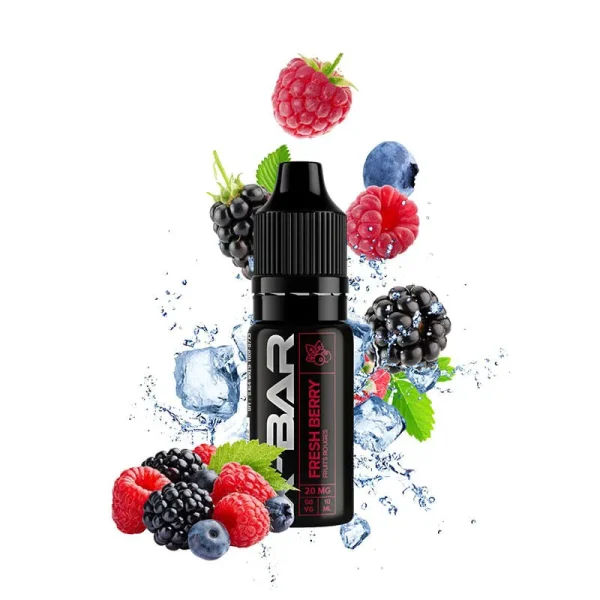 e liquide fruits rouges intenses &quot;Fresh Berry&quot; de X-Bar.