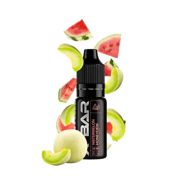 e liquide pasteque melon avec nicotine de la marque x-bar - flacon 10 ml - 20 mg de nicotine