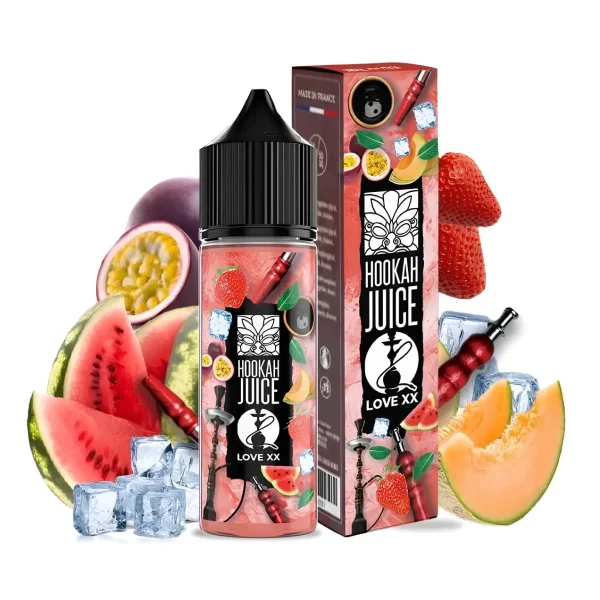 e liquide sans nicotine et fabriqué en France par tribal force - goût LOVE XX