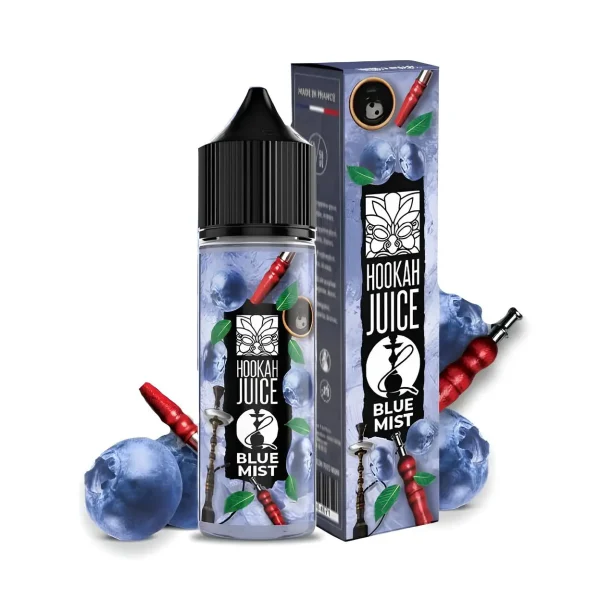 e liquide tribal force fabriqué en france goût blue mist (myrtille glacé)