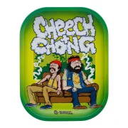 plateau fumeur - plateau à rouler métal - cheech and chong sofa - design original