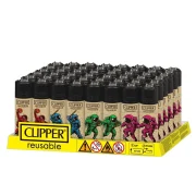 Lot de 48 briquets CLIPPER mini (micro) collection astro sports