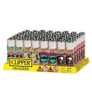 Clipper micro - boite de 48 briquets Clipper mini collection astro spacing