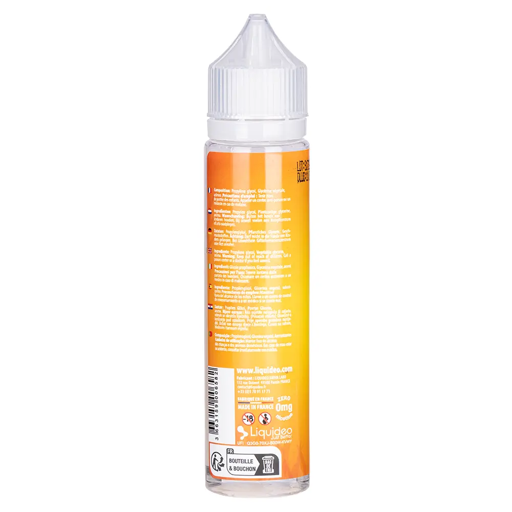 E-liquide Pêche Mangue Passion (Tireboulette) Liquideo - 50 ml – Image 3