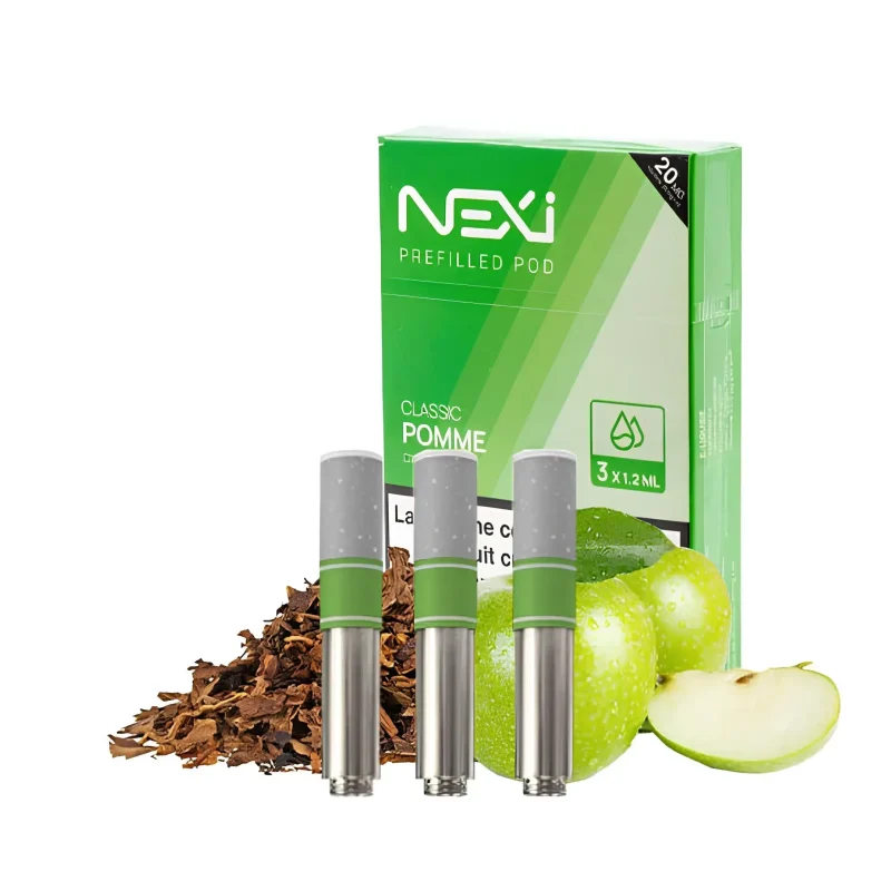 Cartouche Nexi One 20mg – Pack de 3 – Classic Pomme
