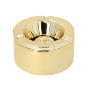 Cendrier anti-vent en céramique - Doré