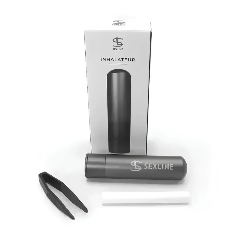 inhalateur de poppers en aluminium de la marque sexline