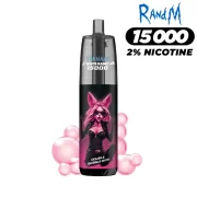 Puff Tornado White Rabbit 15000 Bubblegum - 2% de Nicotine