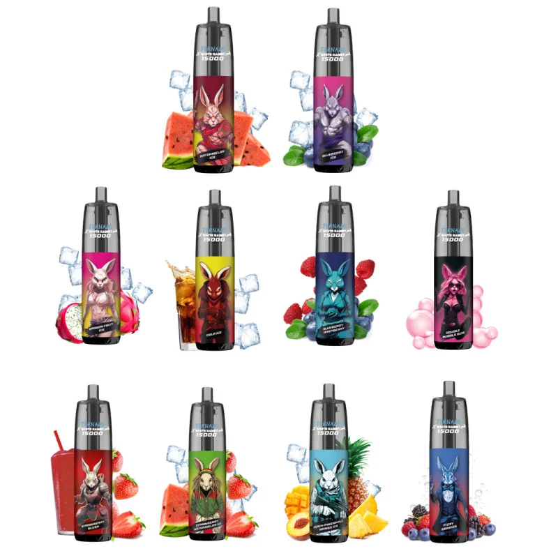 Gamme de Puff Tornado avec nicotine 15000 taff