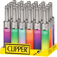 briquet clipper mini tube - format grossiste display boite