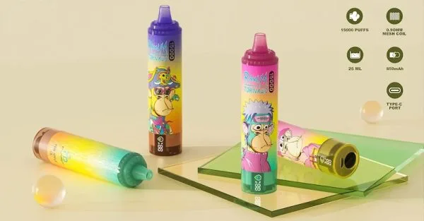 puff avec écran et lumière tornado