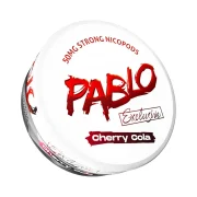 SNUS Pablo 50mg Cherry Cola (Cola Cerise) - Sachets de nicotines extra fort, sans tabac.