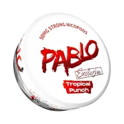 Nicopouches Pablo 50mg Tropical Punch - Sachets de nicotine goût exotique au dosage nicotine extra fort