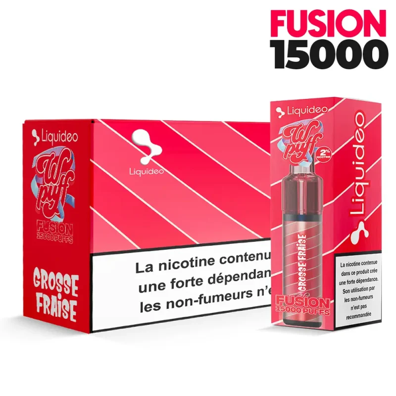WPuff Fusion Liquideo 15000 2% Nicotine - Boite de 10