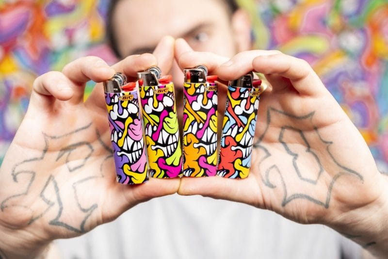 Briquet BIC x BEBAR - Lot de 5 briquets à pierre BIC Mini au meilleur prix.