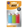 lot de briquet bic pas cher - pack de 3 briquets bic mini coloris assortis
