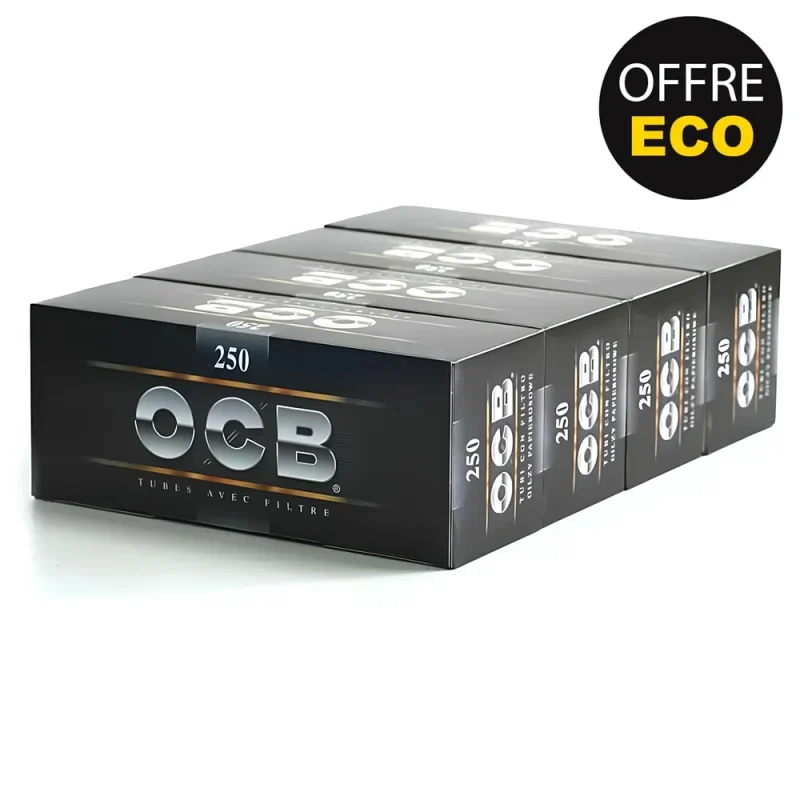 tube ocb 1000 - pack économique - tubes cigarettes ocb pas cher en lot de 1000