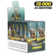 Puff 18000 2% Nicotine Supremevap Tornado - Boite de 10