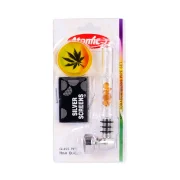Petite pipe en verre pour fumer - Design Diamants