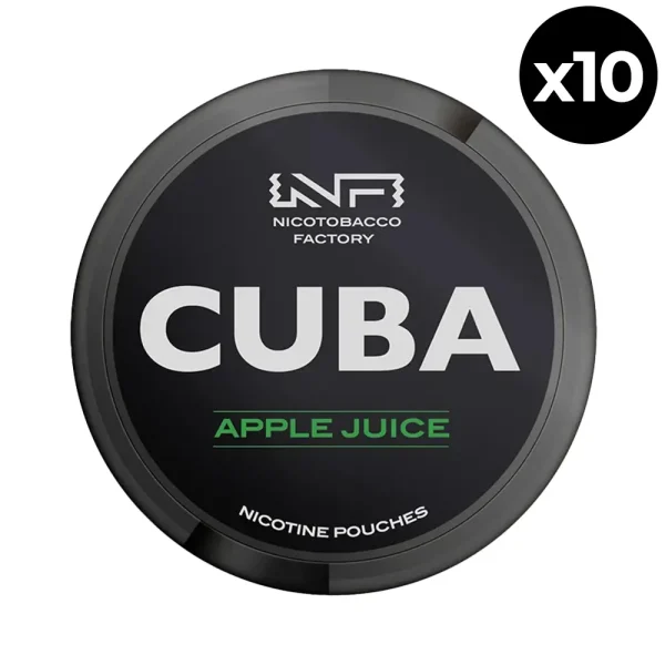 CUBA Black Line Nicopouches 66mg de nicotine - Lot de 10 boites