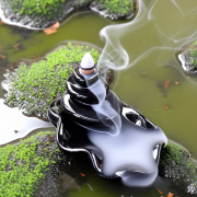 porte encens cascade pour encens en cônes.