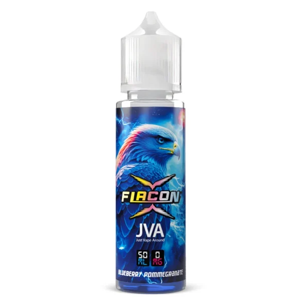 Eliquide 50ml Myrtilles Grenade JVA Flacon aigle
