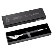 fourchette chicha 2 en 1 avec pic intégré - livré dans un coffret