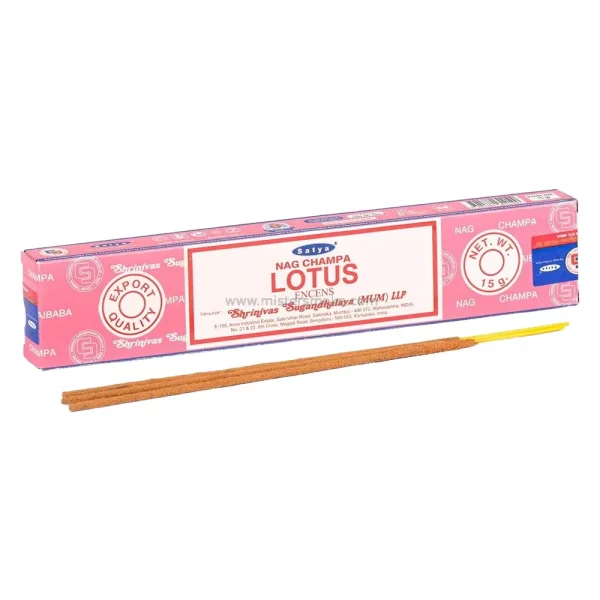 encens satya lotus - paquet de 15 g