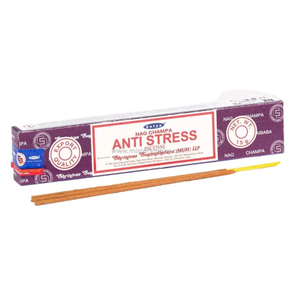 Encens anti-stress Satya - Paquet de 15g - encens naturel indien contre le stress et l'anxiete