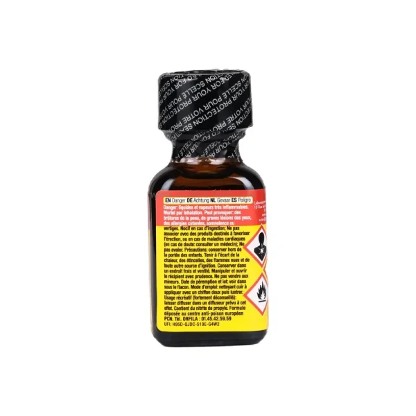 Poppers RUSH ORIGINAL flacon jaune et rouge 25 ml