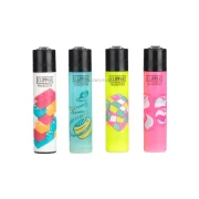 briquet clipper maxi rechargeables collection games and hobbies - geometrie