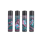 clipper games and hobbies neon - lot de 4 briquets rechargeables en gaz