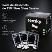 AAA - Boîte de 30 sachets de 150 filtres Slims Sensky - image-1