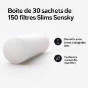 AAA - Boîte de 30 sachets de 150 filtres Slims Sensky - image-3
