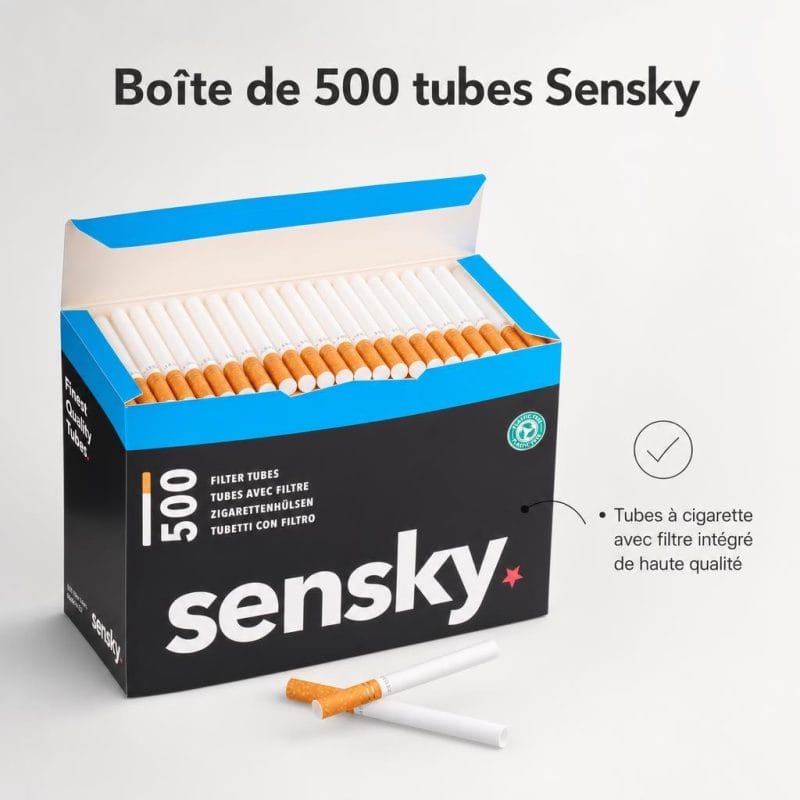 AAA - Boite de 500 tubes Sensky - image-1