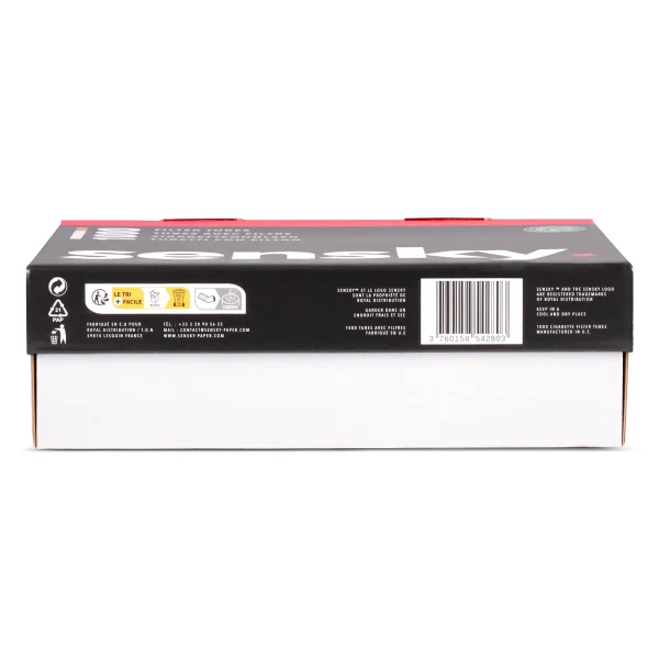 Découvrez la boîte de 1000 tubes à cigarettes SENSKY, la solution idéale pour les fumeurs souhaitant allier qualité et économies.