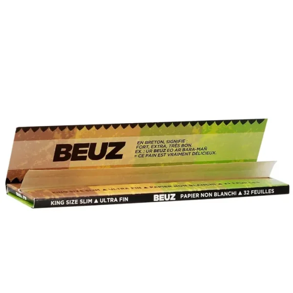 carnet de feuilles à rouler naturelles BEUZ