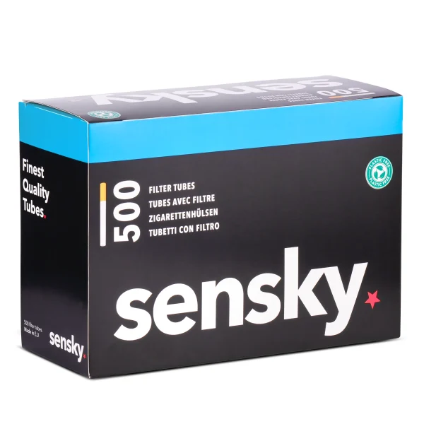 Boxes 500 tubes sensky cigarettes
